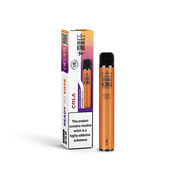 20mg Aroma King Bar 600 Disposable Vape Device 600 PuffsVaping ProductsAroma KingVaperr Shop