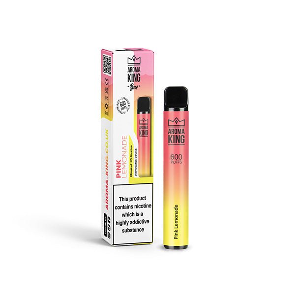 20mg Aroma King Bar 600 Disposable Vape Device 600 PuffsVaping ProductsAroma KingVaperr Shop