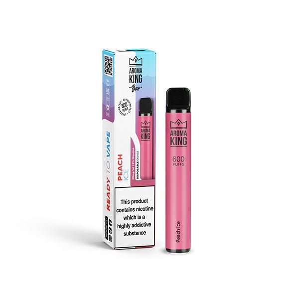 20mg Aroma King Bar 600 Disposable Vape Device 600 PuffsVaping ProductsAroma KingVaperr Shop