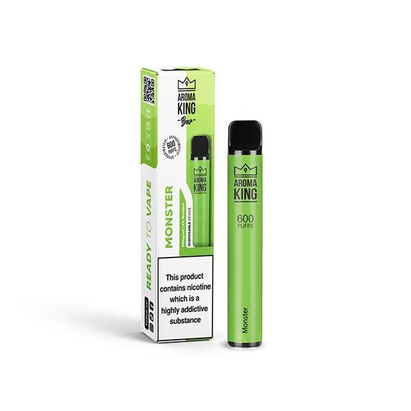 20mg Aroma King Bar 600 Disposable Vape Device 600 PuffsVaping ProductsAroma KingVaperr Shop