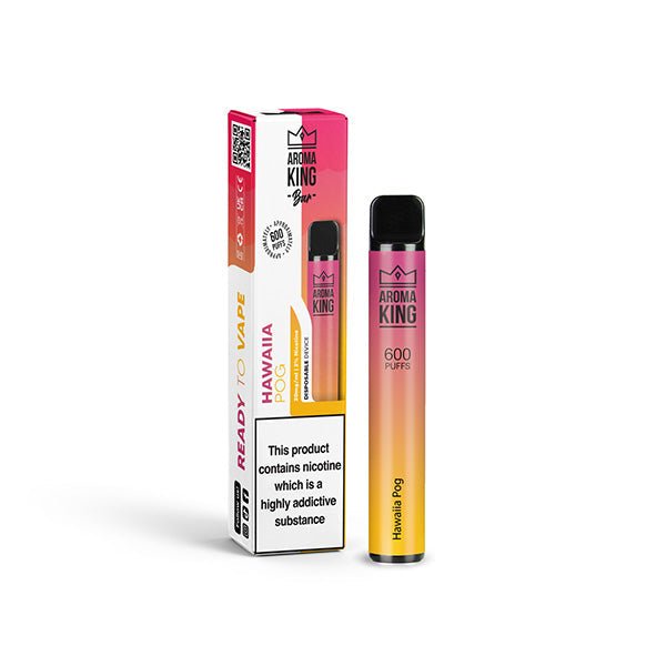 20mg Aroma King Bar 600 Disposable Vape Device 600 PuffsVaping ProductsAroma KingVaperr Shop