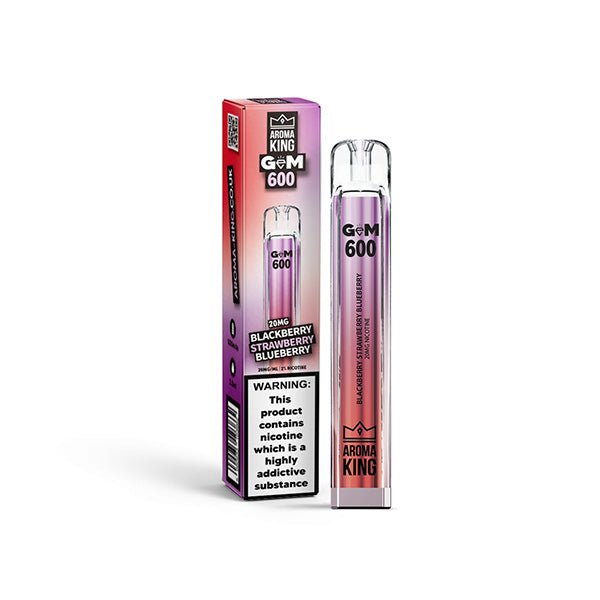 20mg Aroma King GEM 600 Disposable Vape Device 600 PuffsVaping ProductsAroma KingVaperr Shop