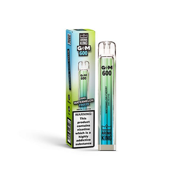 20mg Aroma King GEM 600 Disposable Vape Device 600 PuffsVaping ProductsAroma KingVaperr Shop