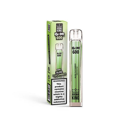 20mg Aroma King GEM 600 Disposable Vape Device 600 PuffsVaping ProductsAroma KingVaperr Shop