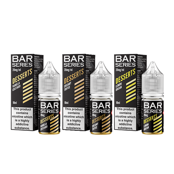 20mg Bar Series Desserts 10ml Nic Salts (50VG/50PG)Vaping ProductsBar SeriesVaperr Shop