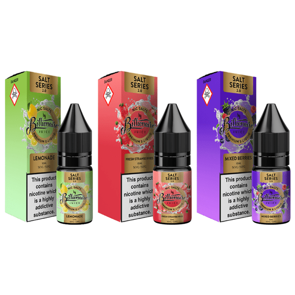 20mg Billionaire Juice Salt Series 2.0 10ml Nic Salts (50VG/50PG)Vaping ProductsBillionaire JuiceVaperr Shop