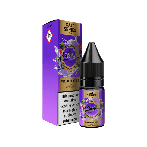 20mg Billionaire Juice Salt Series 2.0 10ml Nic Salts (50VG/50PG) - Vaperr Shop