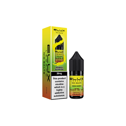 20mg Elux Legend 10ml Nic Salts (50VG/50PG)Vaping ProductsEluxVaperr Shop