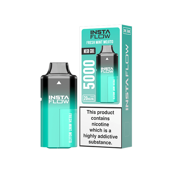 20mg Instaflow 5000 Disposable Rechargeable Vape Kit 5000 PuffsVaping ProductsInstaflowVaperr Shop
