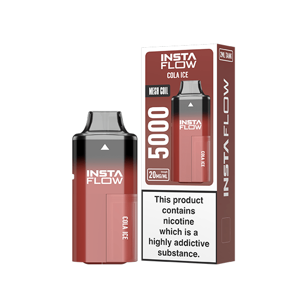 20mg Instaflow 5000 Disposable Rechargeable Vape Kit 5000 PuffsVaping ProductsInstaflowVaperr Shop