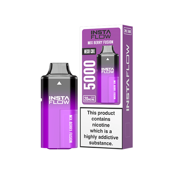 20mg Instaflow 5000 Disposable Rechargeable Vape Kit 5000 PuffsVaping ProductsInstaflowVaperr Shop