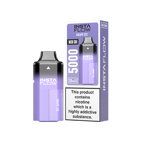 20mg Instaflow 5000 Disposable Rechargeable Vape Kit 5000 PuffsVaping ProductsInstaflowVaperr Shop