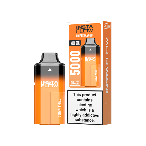 20mg Instaflow 5000 Disposable Rechargeable Vape Kit 5000 PuffsVaping ProductsInstaflowVaperr Shop