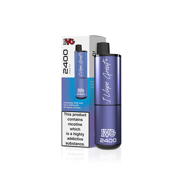 20mg IVG 2400 Disposable Vapes 2400 PuffsVaping ProductsIVGVaperr Shop