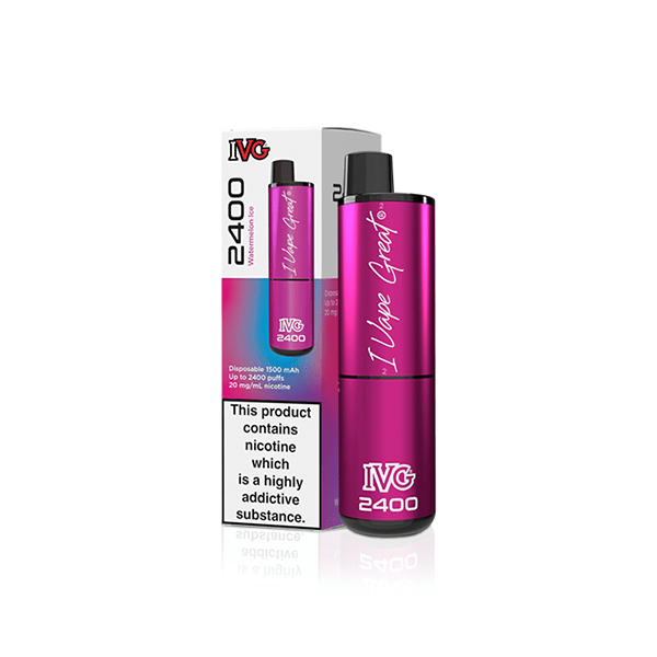 20mg IVG 2400 Disposable Vapes 2400 PuffsVaping ProductsIVGVaperr Shop