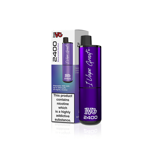 20mg IVG 2400 Disposable Vapes 2400 PuffsVaping ProductsIVGVaperr Shop