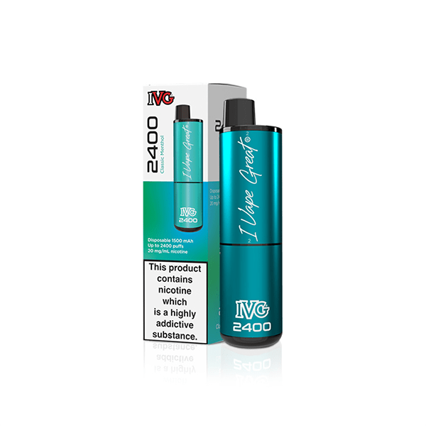 20mg IVG 2400 Disposable Vapes 2400 PuffsVaping ProductsIVGVaperr Shop