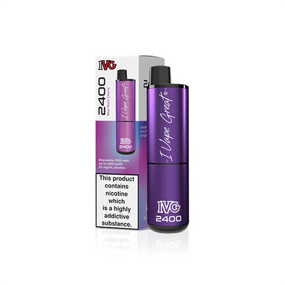 20mg IVG 2400 Disposable Vapes 2400 PuffsVaping ProductsIVGVaperr Shop