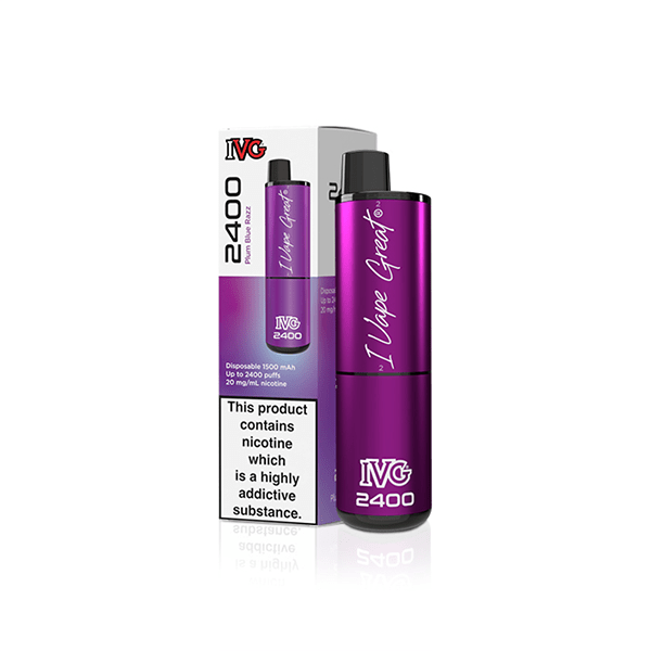 20mg IVG 2400 Disposable Vapes 2400 PuffsVaping ProductsIVGVaperr Shop