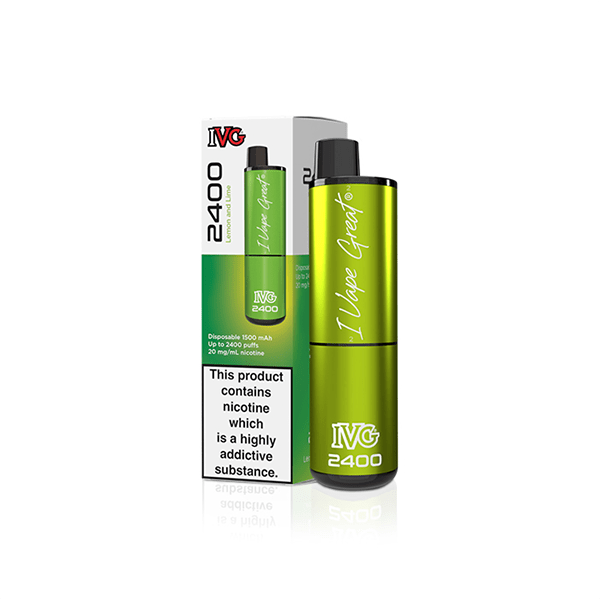 20mg IVG 2400 Disposable Vapes 2400 PuffsVaping ProductsIVGVaperr Shop