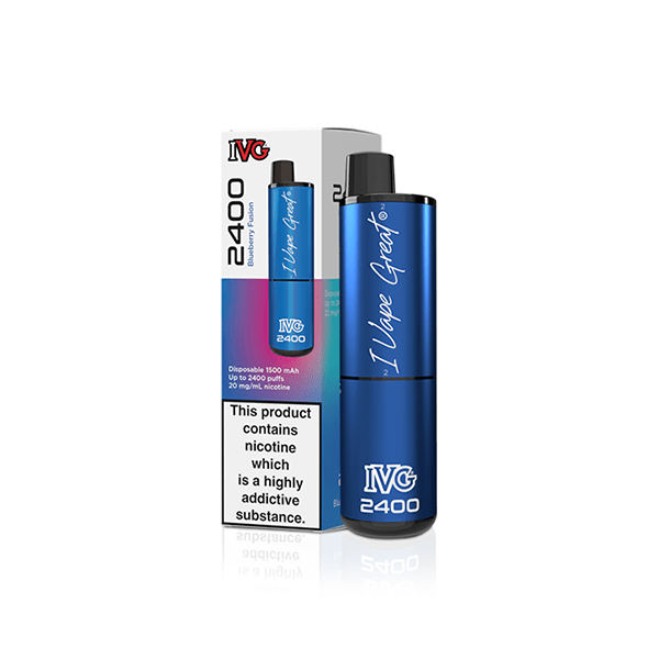 20mg IVG 2400 Disposable Vapes 2400 PuffsVaping ProductsIVGVaperr Shop