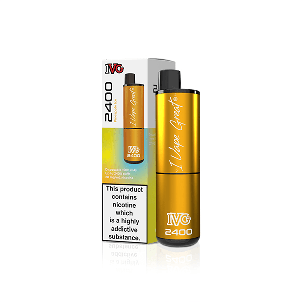 20mg IVG 2400 Disposable Vapes 2400 PuffsVaping ProductsIVGVaperr Shop