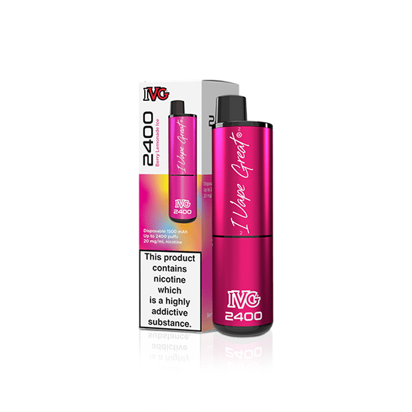 20mg IVG 2400 Disposable Vapes 2400 PuffsVaping ProductsIVGVaperr Shop
