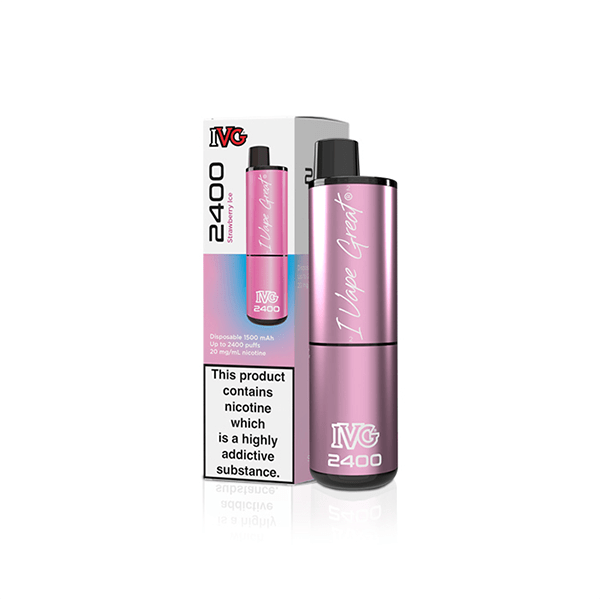 20mg IVG 2400 Disposable Vapes 2400 PuffsVaping ProductsIVGVaperr Shop