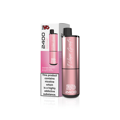 20mg IVG 2400 Disposable Vapes 2400 PuffsVaping ProductsIVGVaperr Shop