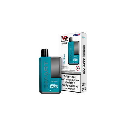20mg IVG Smart 5500 Disposable Rechargeable Vape Kit 5500 PuffsVaping ProductsIVGVaperr Shop
