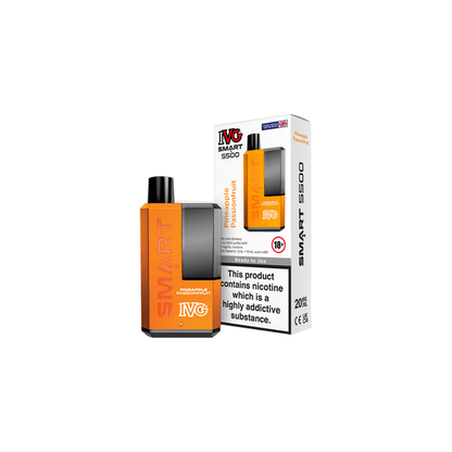 20mg IVG Smart 5500 Disposable Rechargeable Vape Kit 5500 PuffsVaping ProductsIVGVaperr Shop