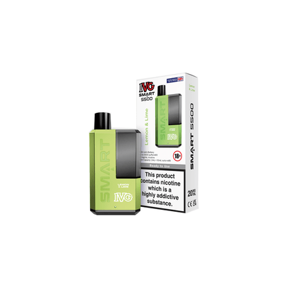 20mg IVG Smart 5500 Disposable Rechargeable Vape Kit 5500 PuffsVaping ProductsIVGVaperr Shop