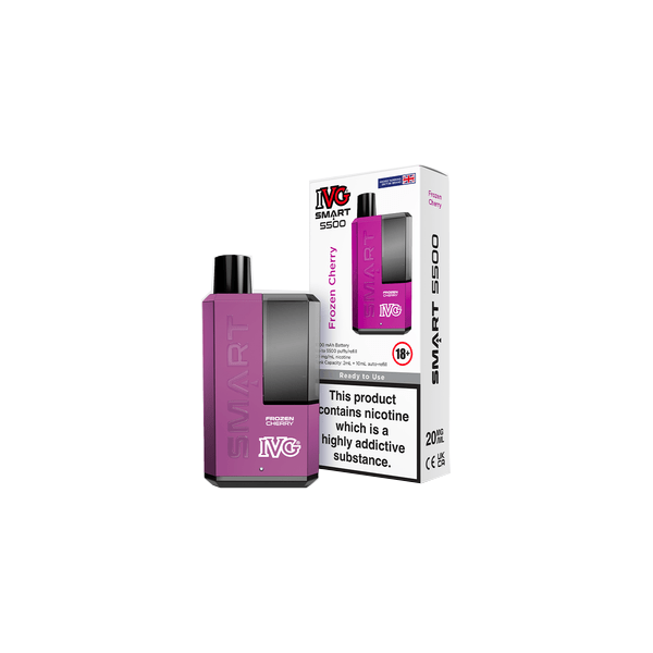 20mg IVG Smart 5500 Disposable Rechargeable Vape Kit 5500 PuffsVaping ProductsIVGVaperr Shop