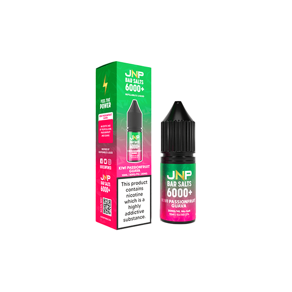 20mg JNP 6000+ Bar Salts 10ml (50VG/50PG)Vaping ProductsJuice N' PowerVaperr Shop