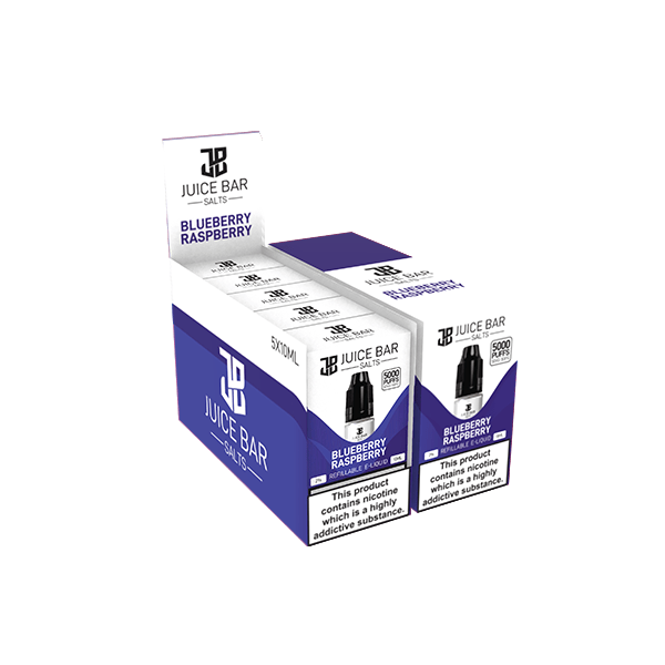 20mg Juice Bar Salts 10ml Nic Salts - Pack Of 5 (50VG/50PG)Vaping ProductsJuice BarVaperrShop