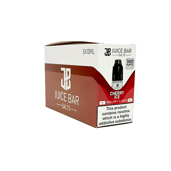 20mg Juice Bar Salts 10ml Nic Salts - Pack Of 5 (50VG/50PG)Vaping ProductsJuice BarVaperrShop