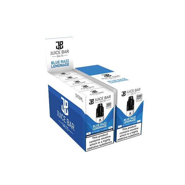 20mg Juice Bar Salts 10ml Nic Salts - Pack Of 5 (50VG/50PG)Vaping ProductsJuice BarVaperrShop