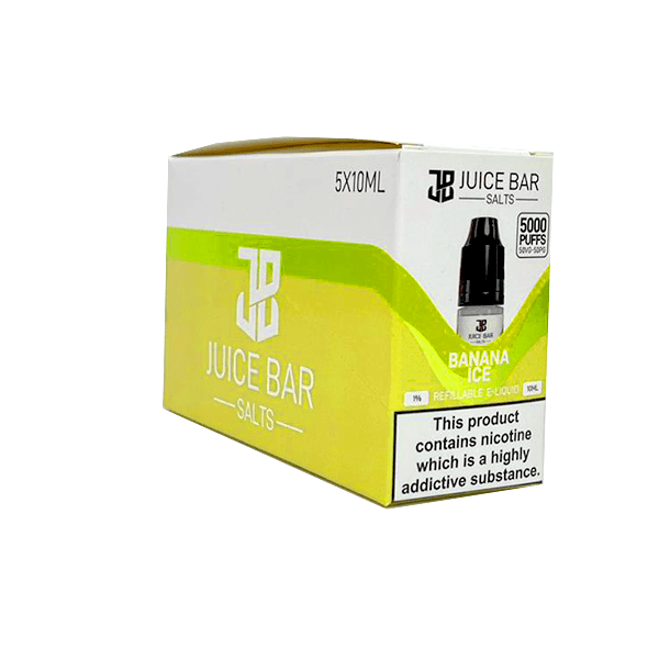 20mg Juice Bar Salts 10ml Nic Salts - Pack Of 5 (50VG/50PG)Vaping ProductsJuice BarVaperrShop