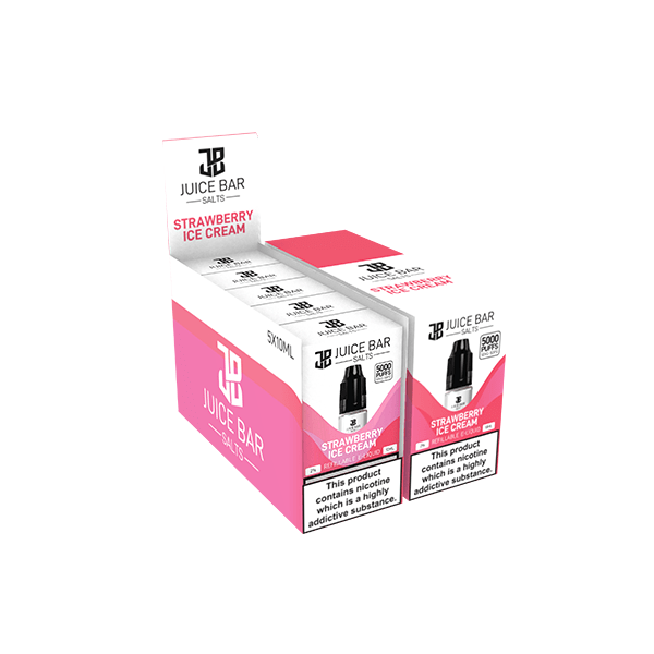 20mg Juice Bar Salts 10ml Nic Salts - Pack Of 5 (50VG/50PG)Vaping ProductsJuice BarVaperrShop