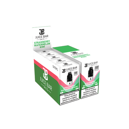 20mg Juice Bar Salts 10ml Nic Salts - Pack Of 5 (50VG/50PG)Vaping ProductsJuice BarVaperrShop