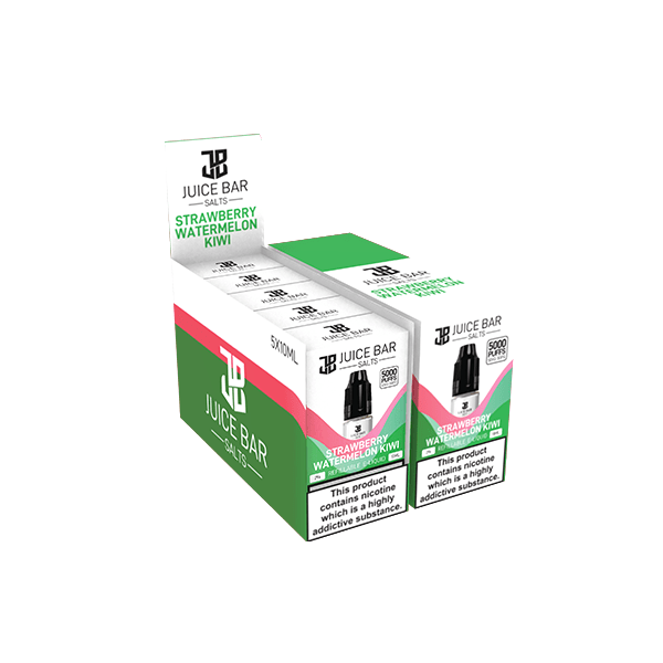 20mg Juice Bar Salts 10ml Nic Salts - Pack Of 5 (50VG/50PG)Vaping ProductsJuice BarVaperrShop