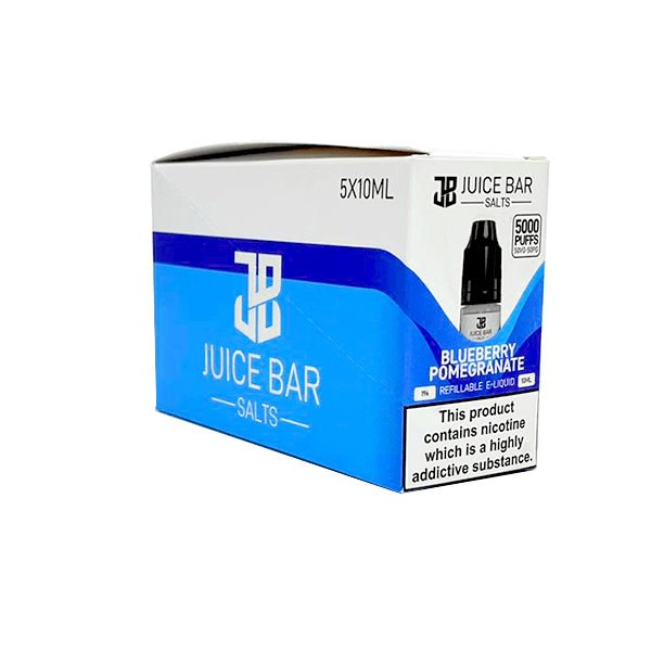 20mg Juice Bar Salts 10ml Nic Salts - Pack Of 5 (50VG/50PG)Vaping ProductsJuice BarVaperrShop
