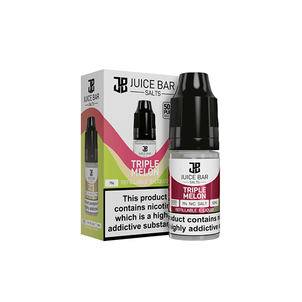 20mg Juice Bar Salts 10ml Nic Salts - Pack Of 5 (50VG/50PG)Vaping ProductsJuice BarVaperrShop