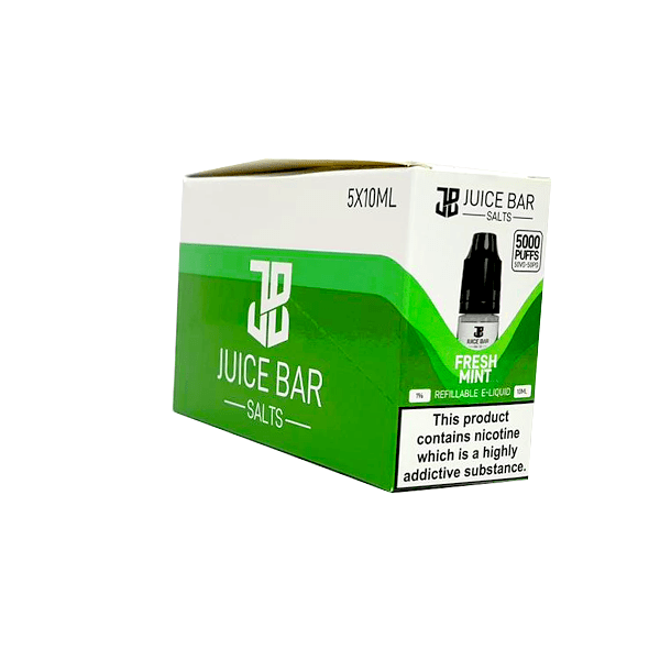 20mg Juice Bar Salts 10ml Nic Salts - Pack Of 5 (50VG/50PG)Vaping ProductsJuice BarVaperrShop