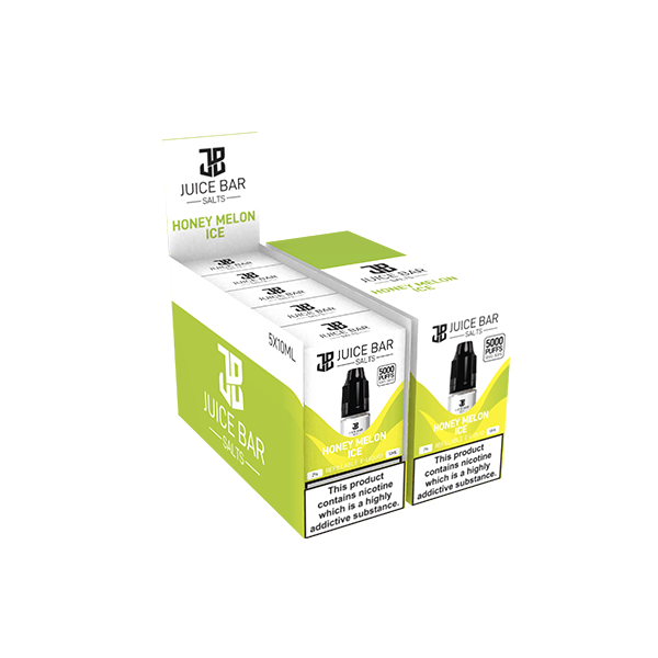 20mg Juice Bar Salts 10ml Nic Salts - Pack Of 5 (50VG/50PG)Vaping ProductsJuice BarVaperrShop