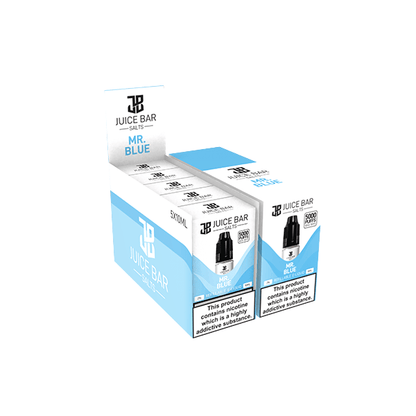 20mg Juice Bar Salts 10ml Nic Salts - Pack Of 5 (50VG/50PG)Vaping ProductsJuice BarVaperrShop