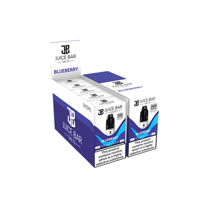 20mg Juice Bar Salts 10ml Nic Salts - Pack Of 5 (50VG/50PG)Vaping ProductsJuice BarVaperrShop