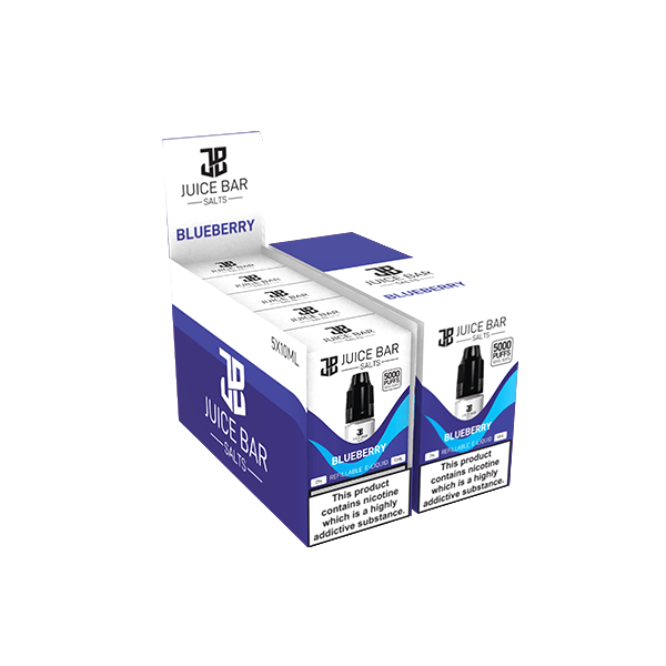 20mg Juice Bar Salts 10ml Nic Salts - Pack Of 5 (50VG/50PG)Vaping ProductsJuice BarVaperrShop