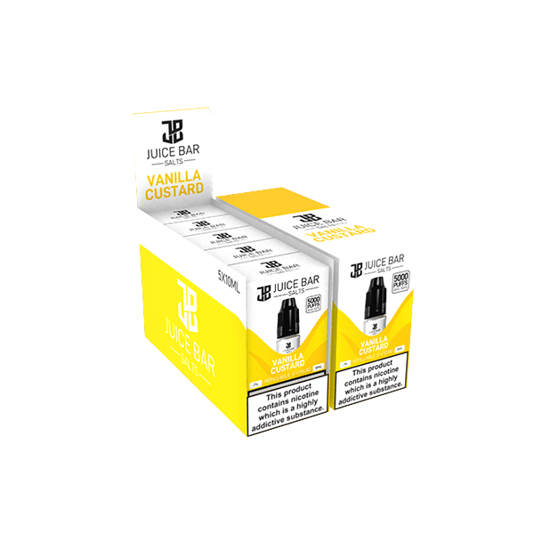 20mg Juice Bar Salts 10ml Nic Salts - Pack Of 5 (50VG/50PG)Vaping ProductsJuice BarVaperrShop