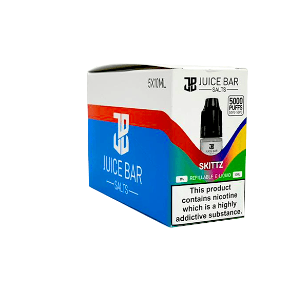 20mg Juice Bar Salts 10ml Nic Salts - Pack Of 5 (50VG/50PG)Vaping ProductsJuice BarVaperrShop